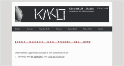 Desktop Screenshot of kiko.ch