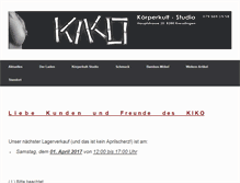 Tablet Screenshot of kiko.ch