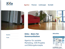 Tablet Screenshot of kiko.de